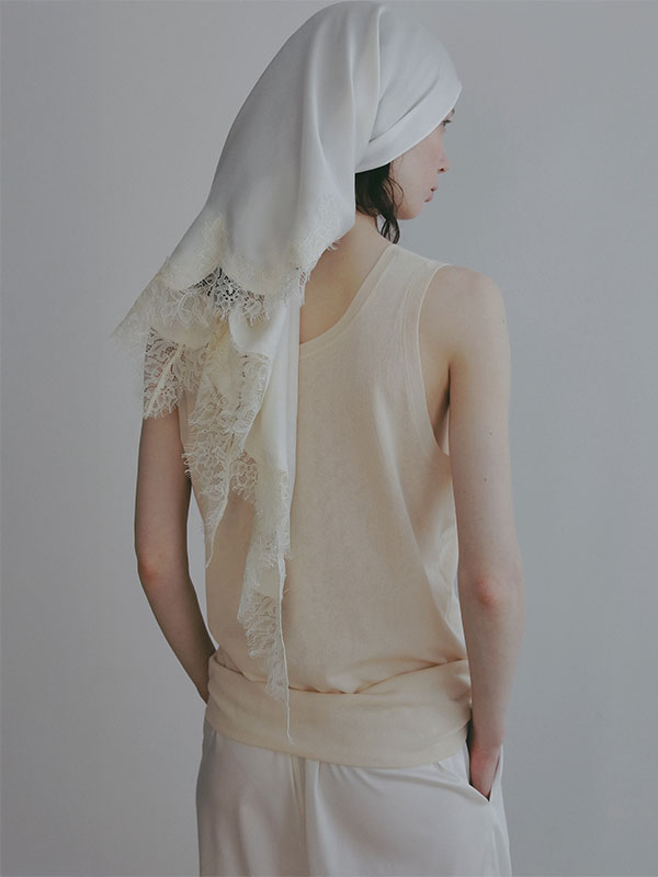 ダブルニットヘンリータンクトップ(F WHITE): トップス │ ETRE TOKYO