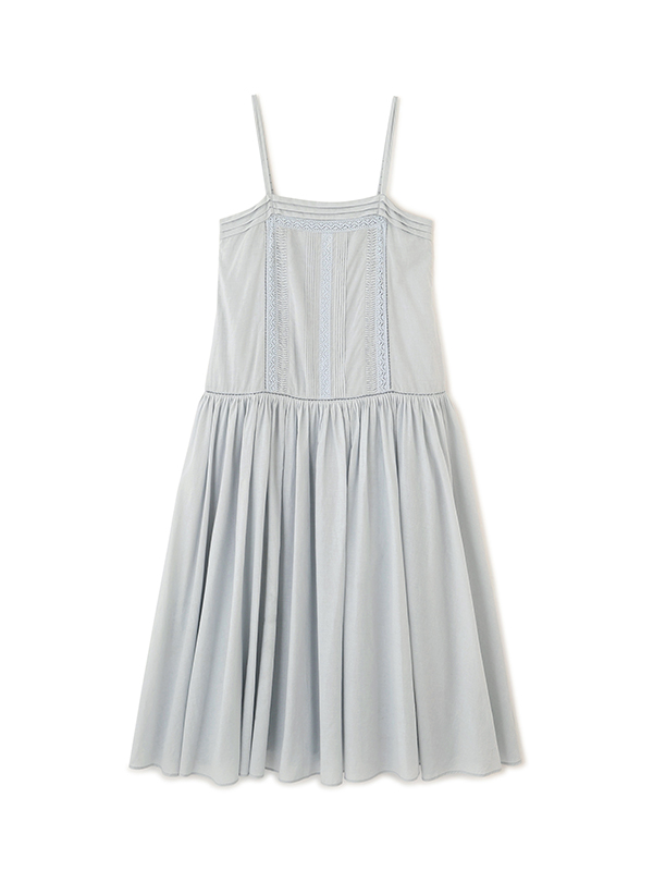 レースコットンキャミワンピース