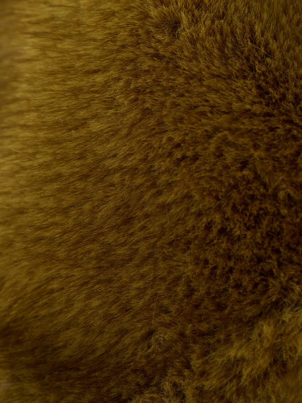 ファーカラーフェイクレザーブルゾン