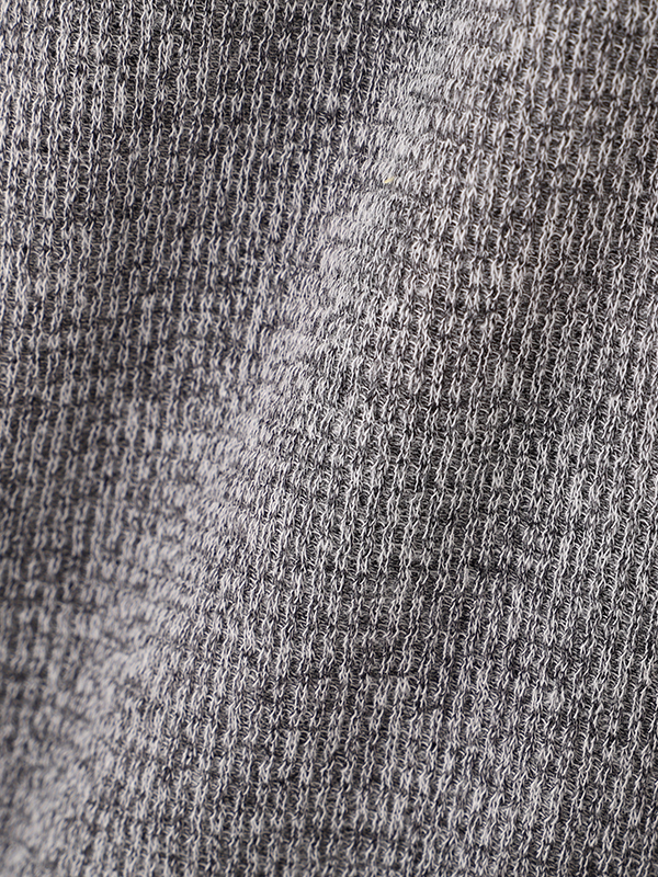 シアーワッフルヘンリーネックプルオーバー