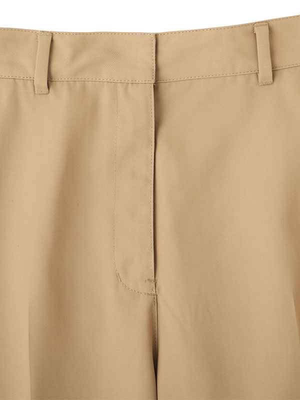 デザインタックセンタープレスパンツ