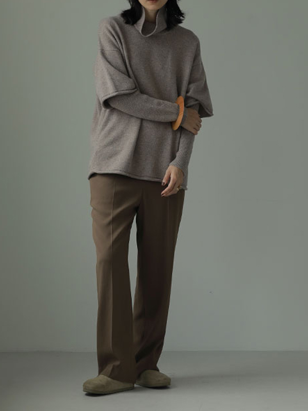 ツーピースレイヤードニット