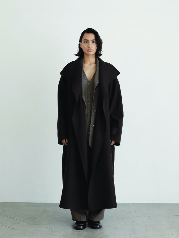 SANTEウーステッドクロークリバーコート(S BEIGE): アウター │ ETRE