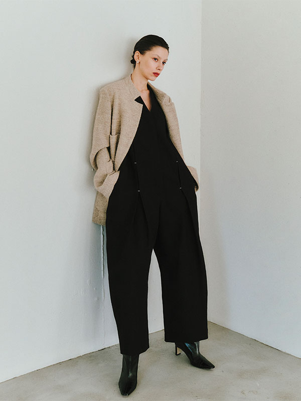 SANTEヘリンボーンツィードジャケット