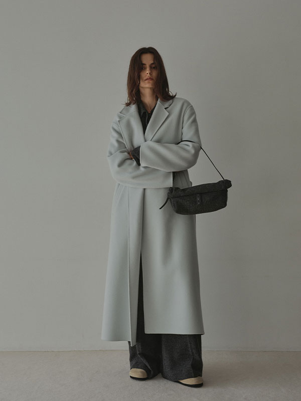 メルトンロングリバーコート(S NAVY): アウター │ ETRE TOKYO