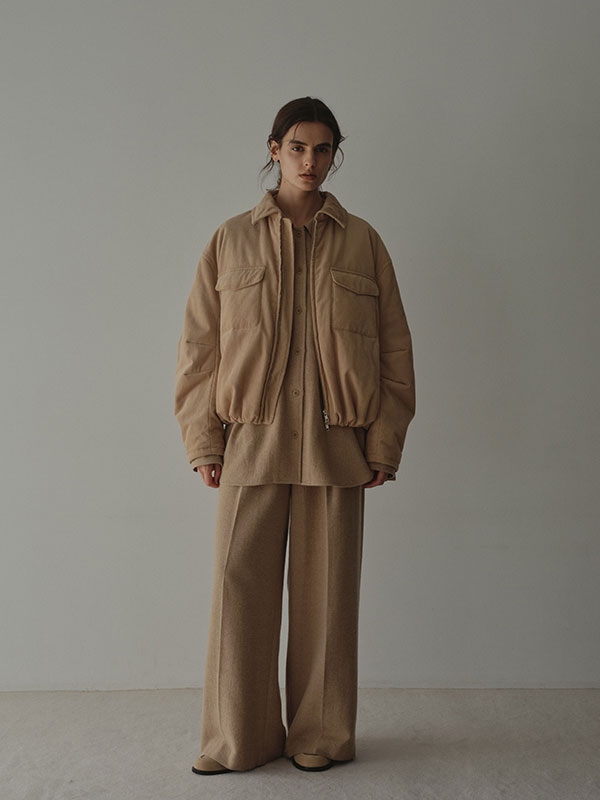 バルーンシルエットパディングブルゾン