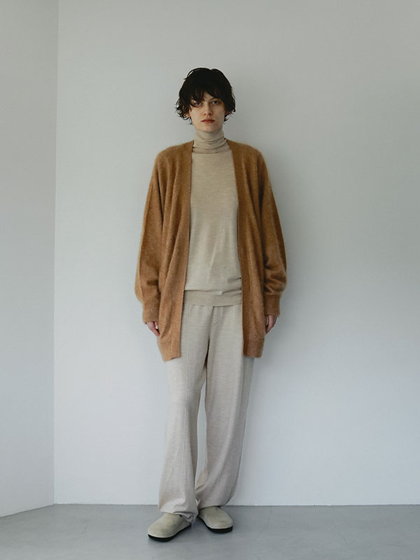 SANTEカシミヤヘアリーニットカーディガン