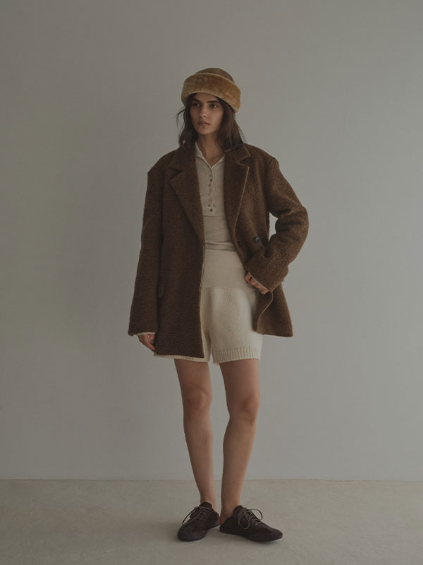 ローゲージニットショートパンツ