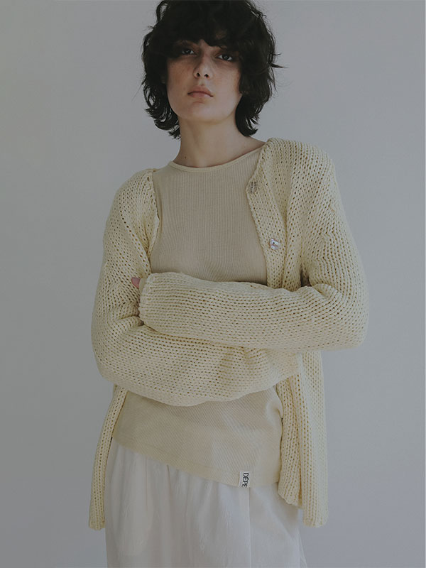 リリヤーンハンドニットカーディガン