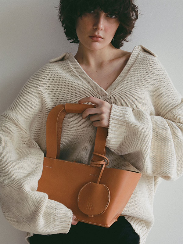 タンドレザートートバッグ