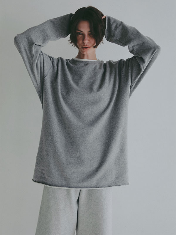 カットオフソフトスウェットシャツ