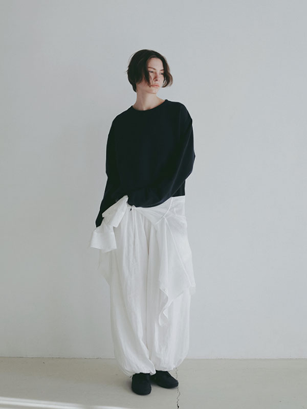 ダブルガーゼバレルパンツ