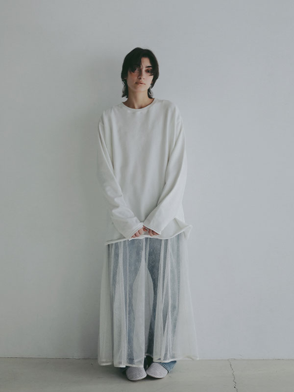 シアーレイヤードキャミワンピース(S OFF WHITE): ワンピース │ ETRE