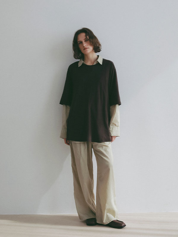 エアリーコットンオーバーサイズTee