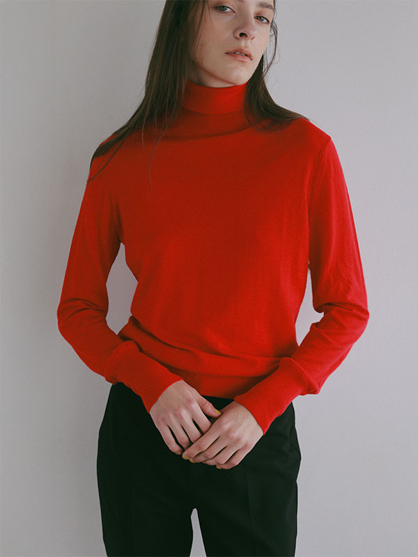 DEPENDREハイネックニットプルオーバー