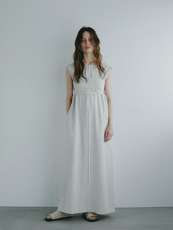 コットンカシミヤニットベスト(F CHARCOAL): トップス │ ETRE