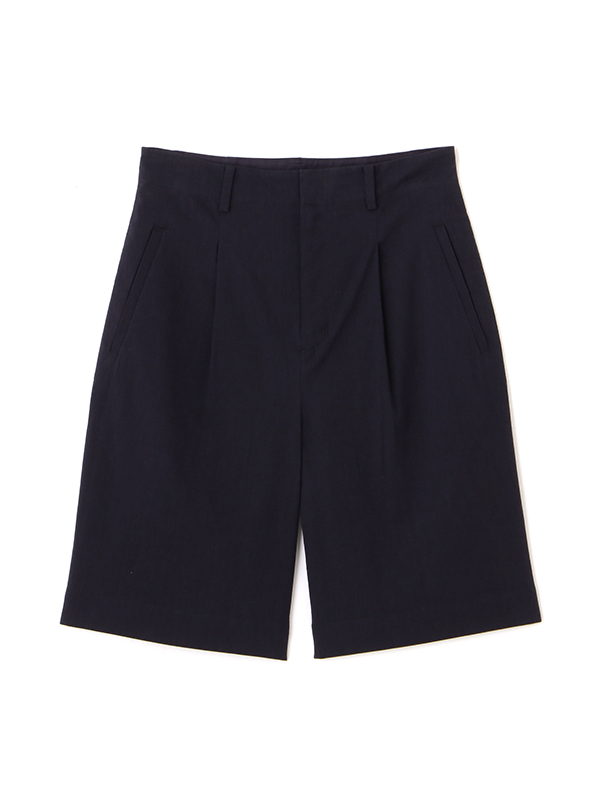 コットンリネンハーフパンツ