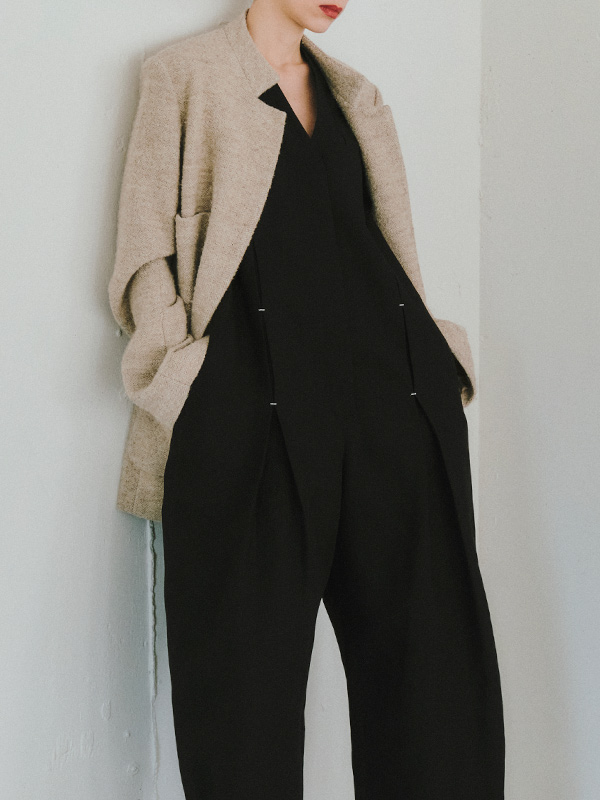 SANTEヘリンボーンツィードジャケット