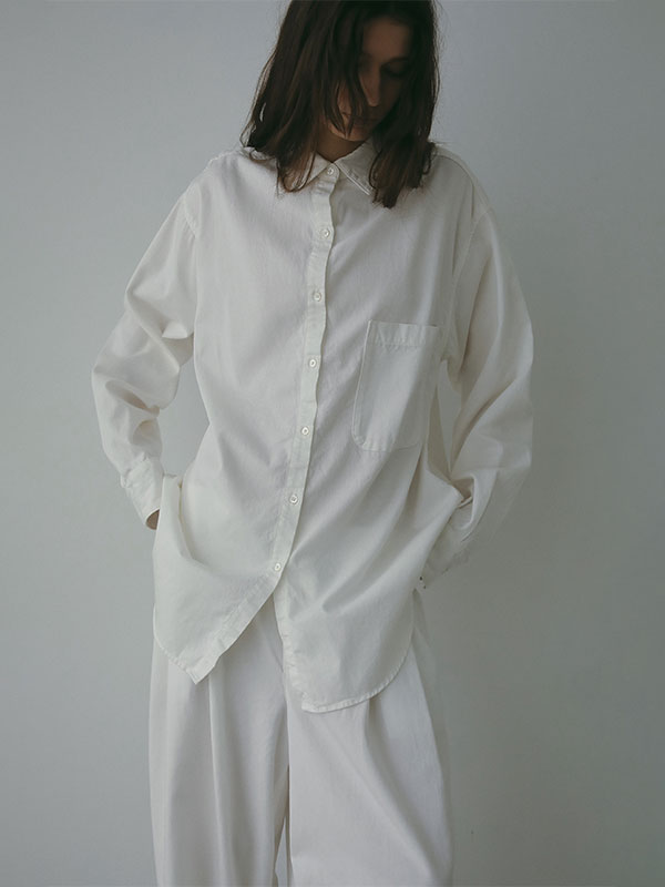 テンセルデニムシャツ