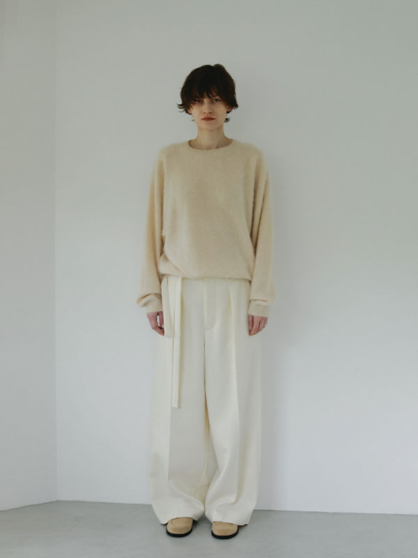 SANTEデザインベルトダブルフェイスパンツ