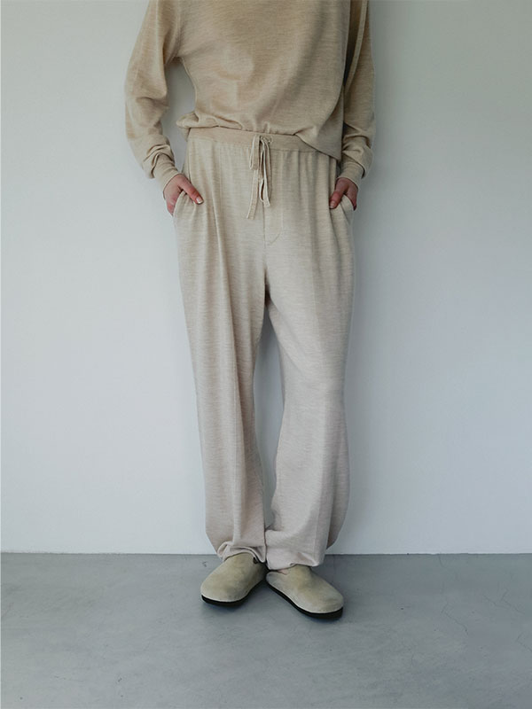SANTEウールカシミヤニットパンツ
