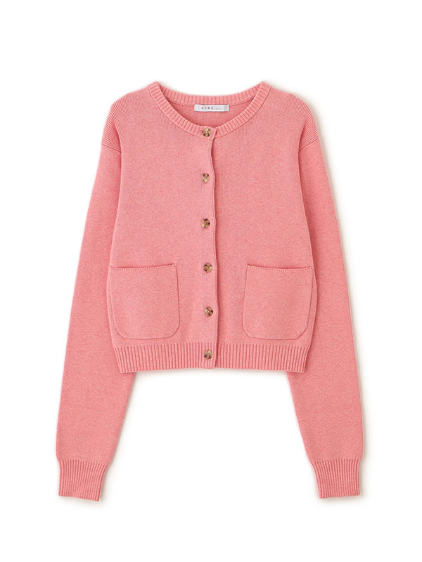 ミドルゲージコンパクトニットカーディガン