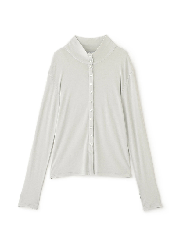 ガーゼフライスフロントオープンプルオーバー