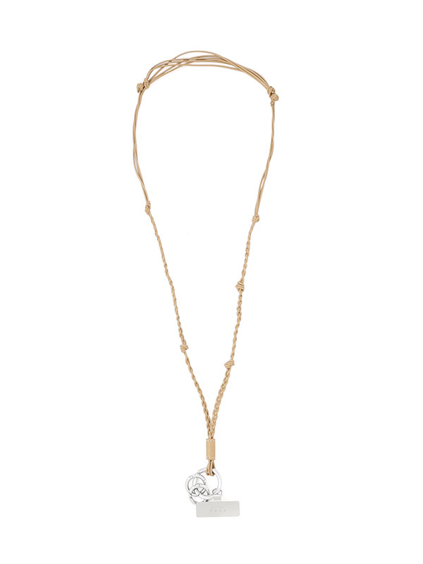 レザーコードロングマルチストラップ