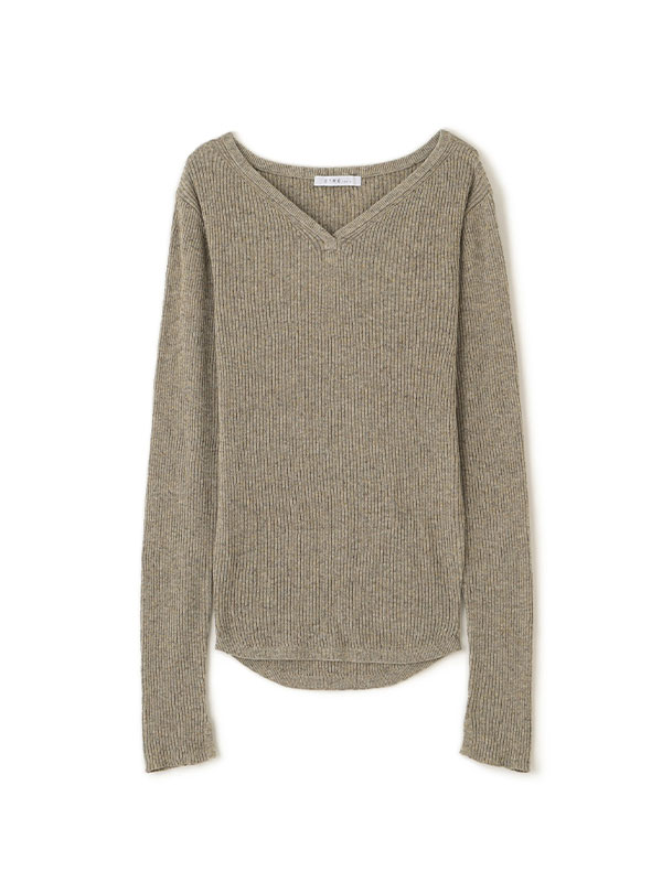 リネンヘルシーニットプルオーバー