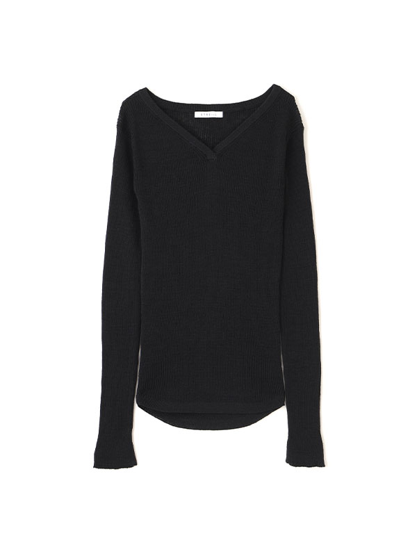 リネンヘルシーニットプルオーバー