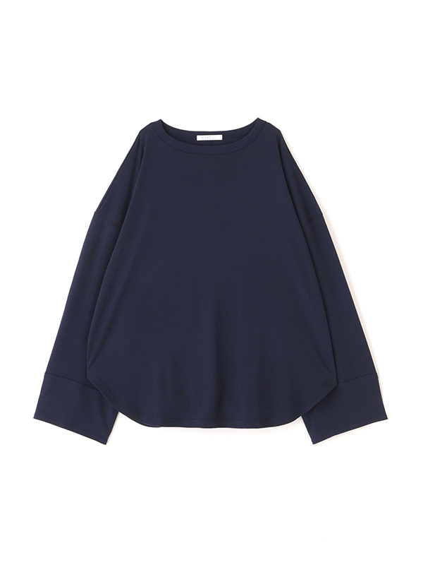 ボートネックカフスロンTee