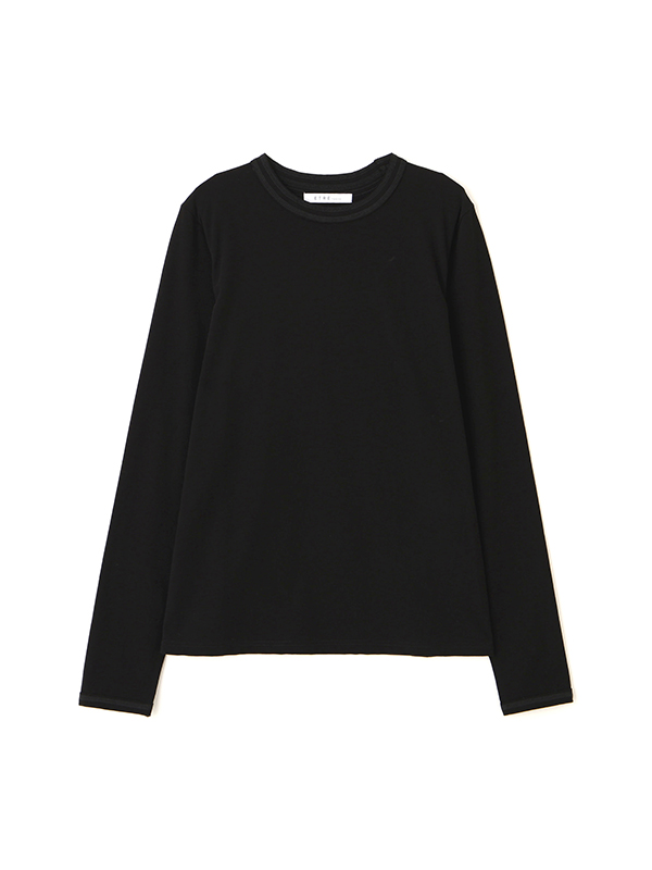 アウトステッチクルーネックロンTee