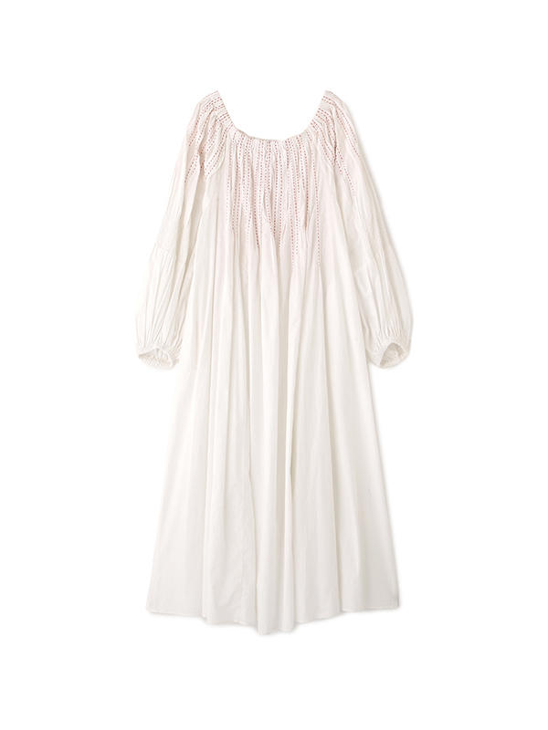 ハンドステッチボリュームワンピース