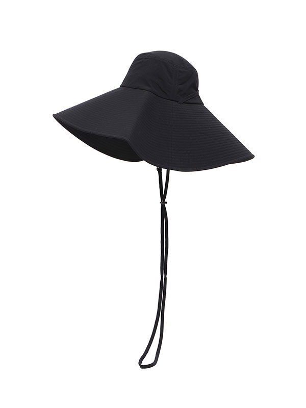 ワイドブリムシェードハット