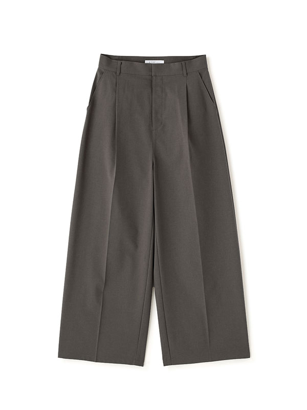 リネンライクエアリータックパンツ