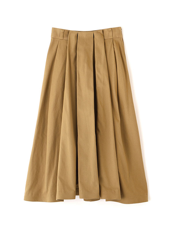 タックボリュームミディスカート