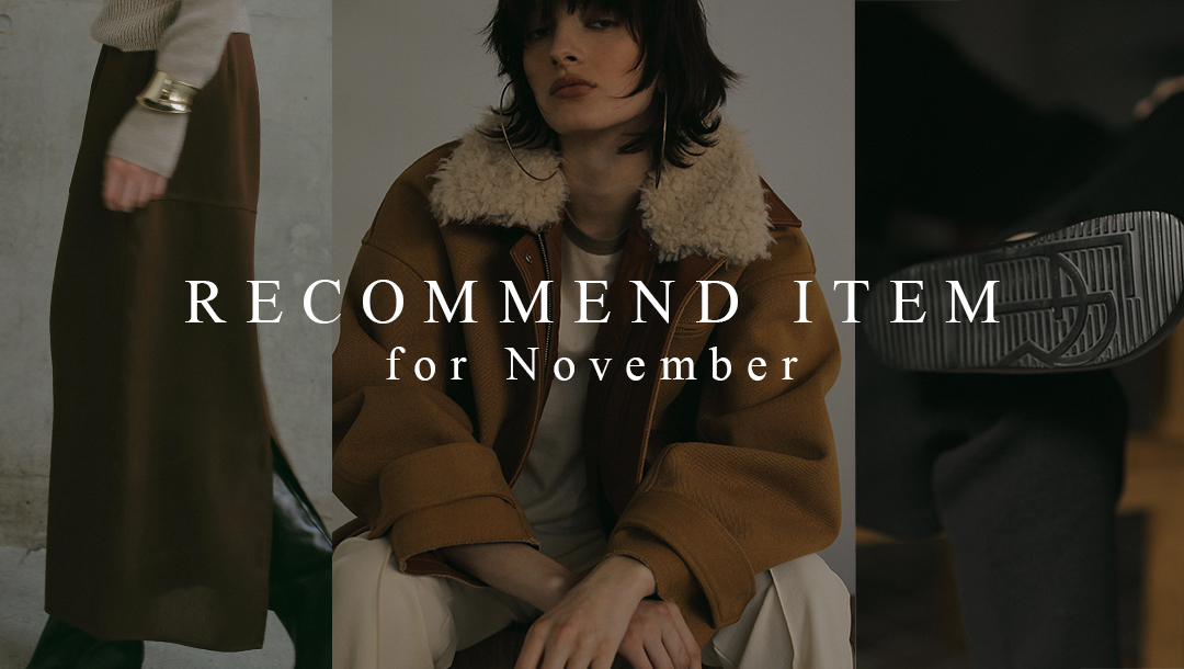 RECOMMEND ITEMS FOR OCTOBER