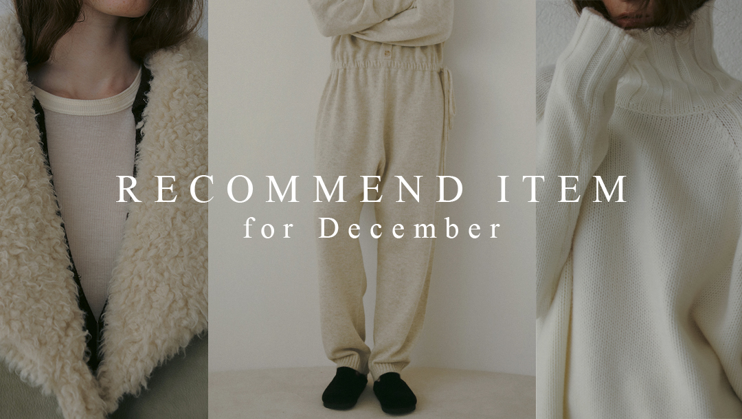 RECOMMEND ITEMS FOR DECEMBER