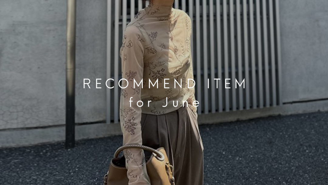 RECOMMEND ITEMS for June