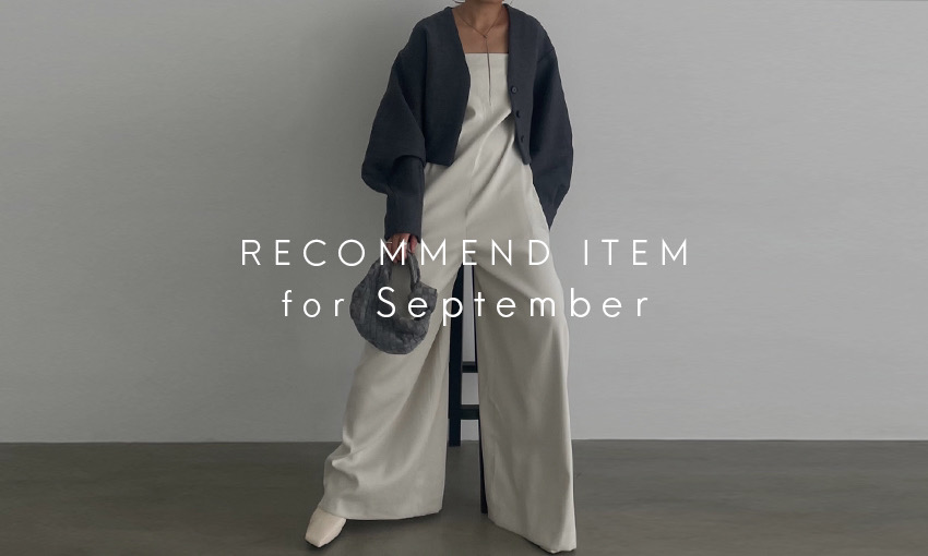 RECOMMEND ITEMS for September