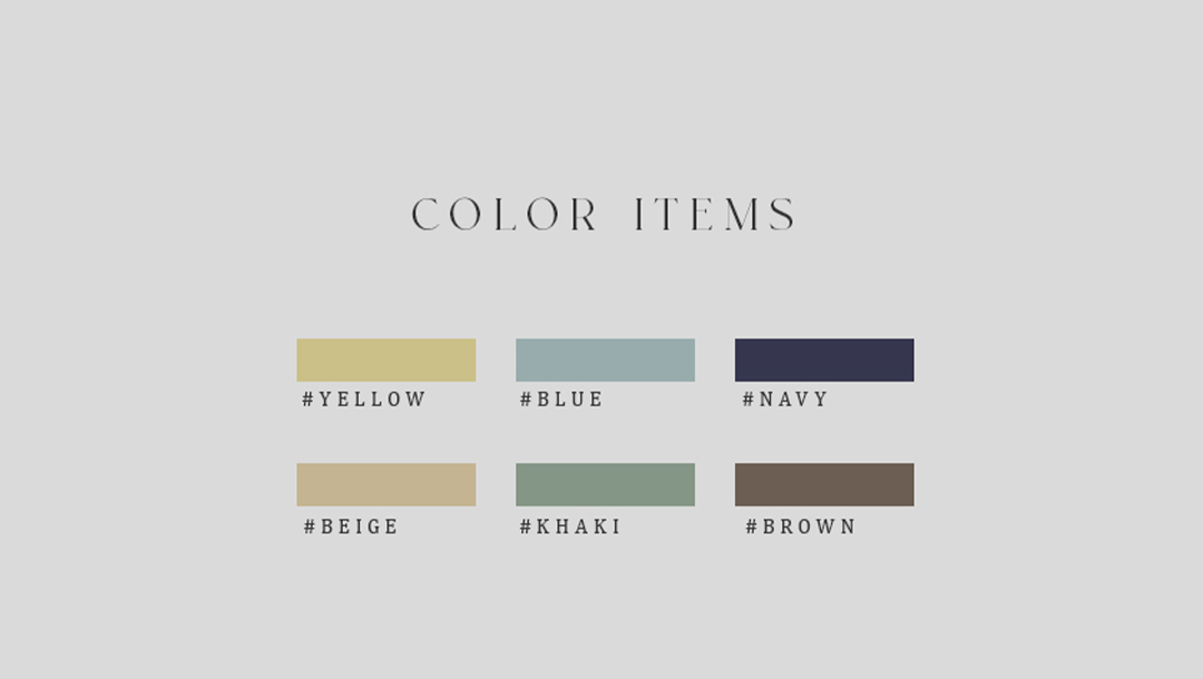COLOR ITEMS