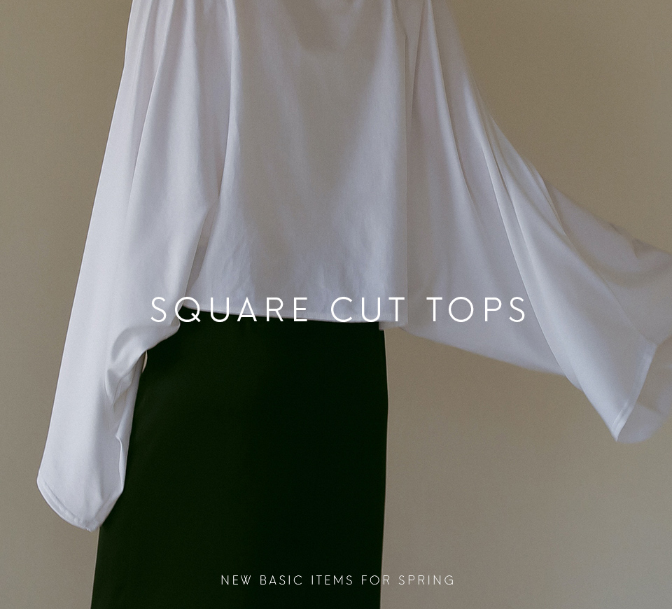 SQUARE CUT TOPS │ ETRE TOKYO official online store(エトレトウキョウ)