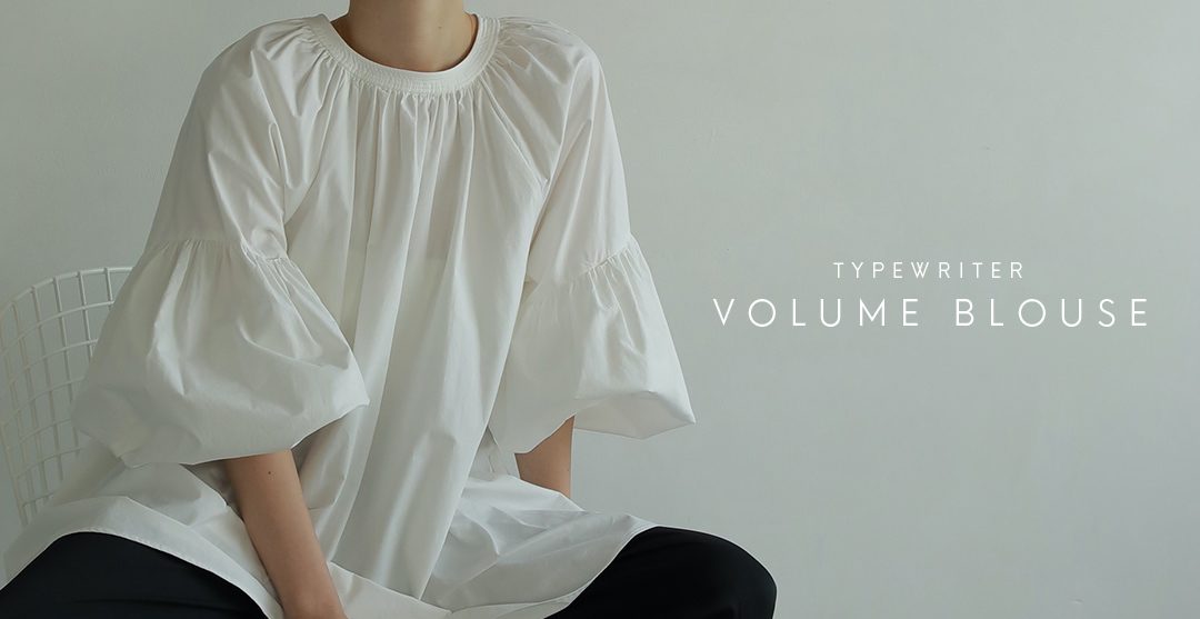 typewriter volume blouse │ ETRE TOKYO official online store