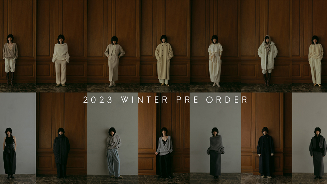 '23 WINTER PRE ORDER