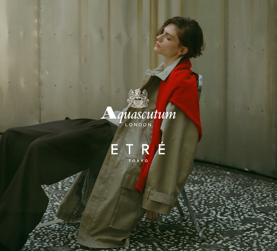 ETRE TOKYO バイピングミリタリーポンチョコート ETRE TOKYO official