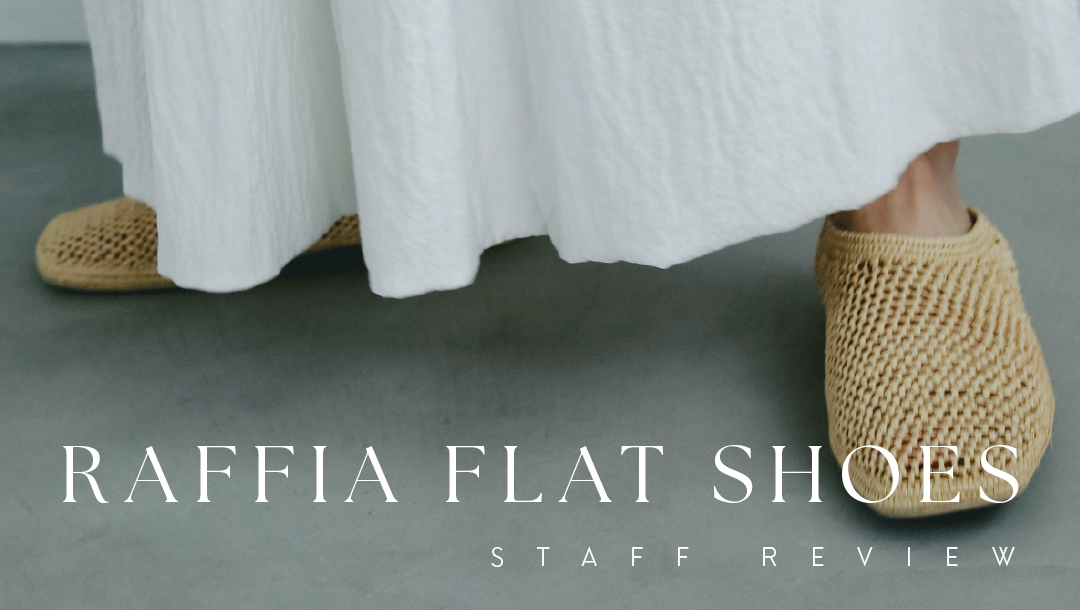 raffia flat shoes