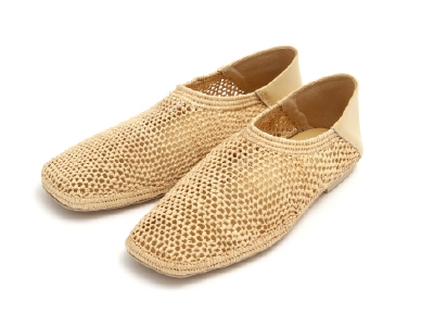 満点の Raffia flat shoes │ ETRE TOKYO official online store(エトレ 靴