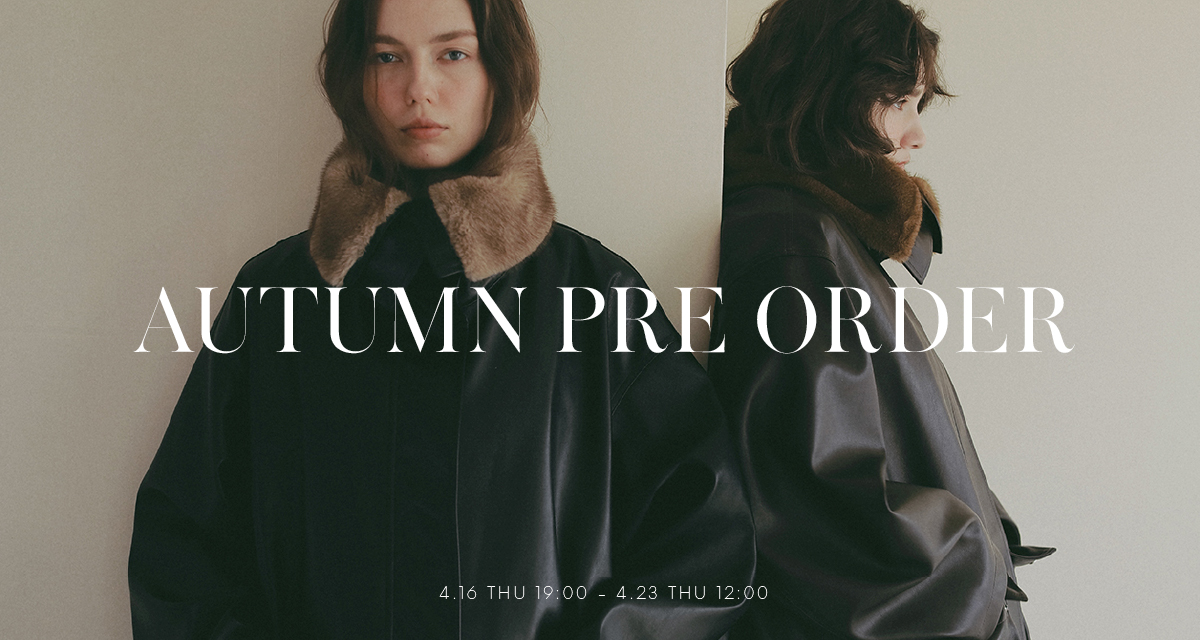 2026 AUTUMN PRE ORDER