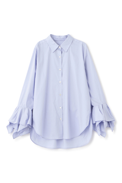 フリルカフスシャツ