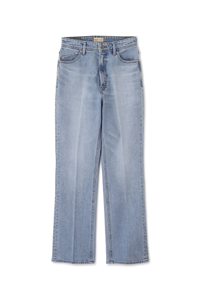 YANUK&times;ETRE&Eacute; TOKYO Center Crease Straight Denim